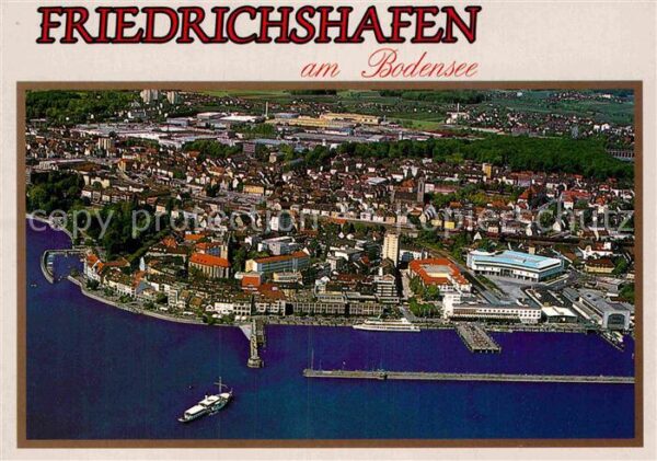 Friedrichshafen Bodensee Fliegeraufnahme