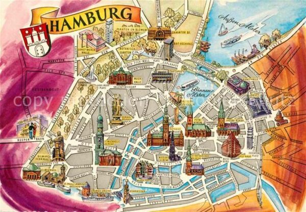 Hamburg Stadtkarte