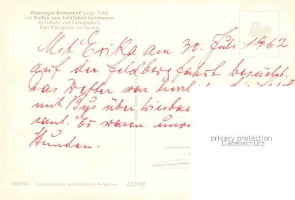 Koenigstein Taunus Klostergut Rettershof mit Kaffee zum fr – Bild 2
