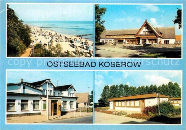 Koserow Ostseebad Usedom Strand Forstferienobjekt Damerow FDGB F