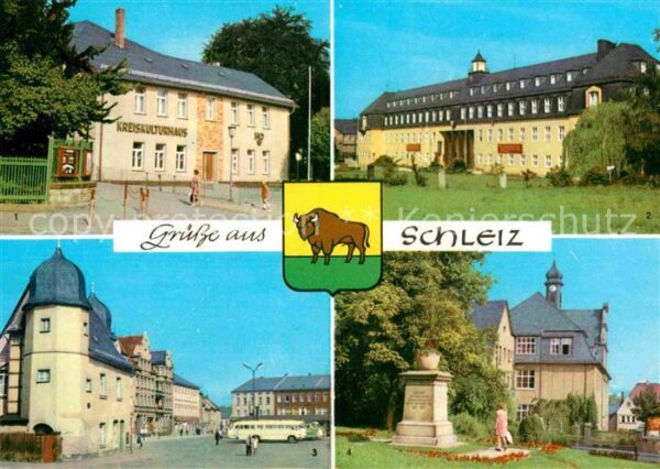 Schleiz Kreiskulturhaus Kreisratsgebäude Neumar