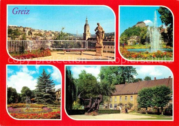 Greiz Thueringen Schanzengarten Oberes Schloss Karl Lieb