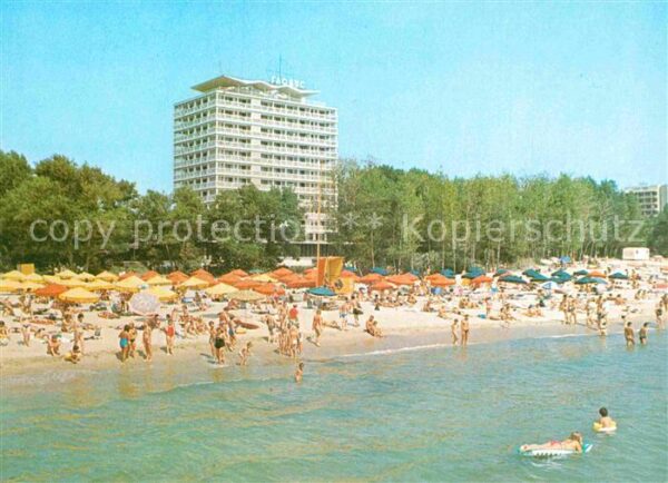 Slantchev Brjag Badestrand vor Hotel Globus