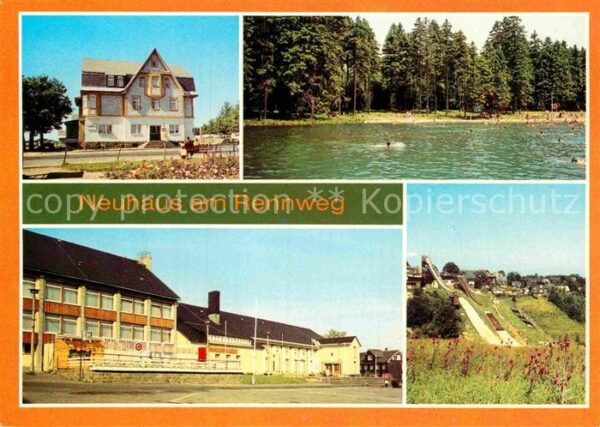 Neuhaus Rennweg HO Gaststätte Waldbad Kreiskulturhaus S