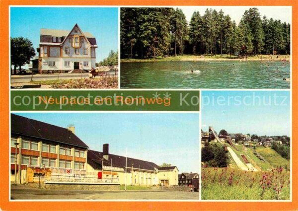Neuhaus Rennweg HO Gaststätte Waldbad Kreiskulturhaus S