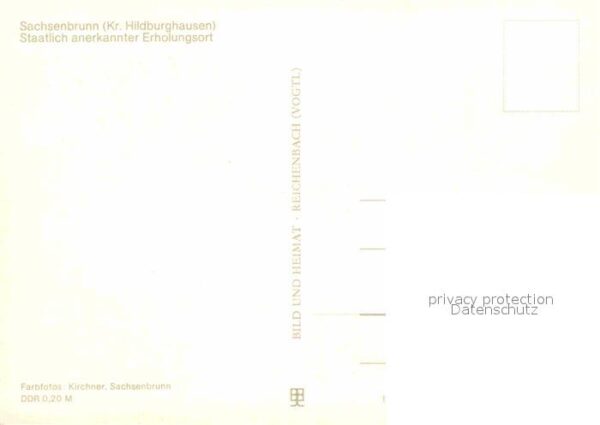Sachsenbrunn Teilansichten Erholungsort Strassenpart – Bild 2