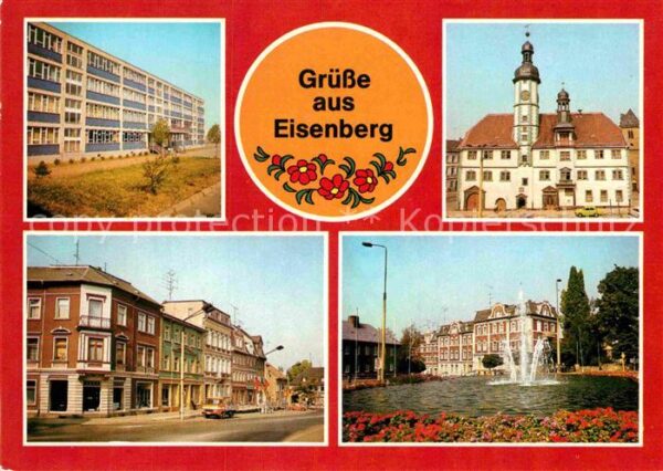Eisenberg Thueringen Goerg Kunze Oberschule Rathaus Ernst Th