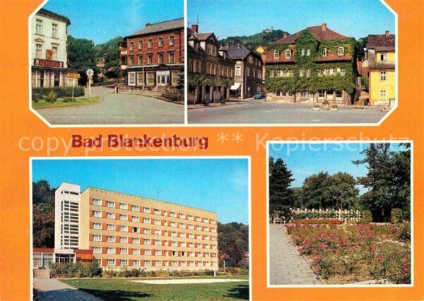 Bad Blankenburg FDGB Erholungsheim Markt Anlagen