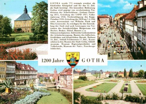 Gotha Thueringen Schloss Friedenstein Neumarkt Erfurter