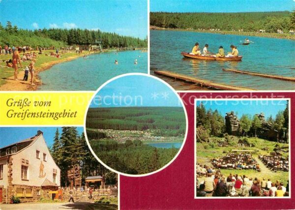 Greifensteine Erzgebirge Freibad Greifenbachstauweiher Berggasts