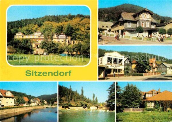 Sitzendorf Thueringen Hotel Bergterrasse FDGB Erholungsheim H
