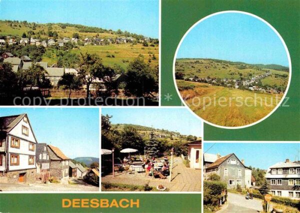 Deesbach Teilansichten Dorfstrasse Ferienheim Fr