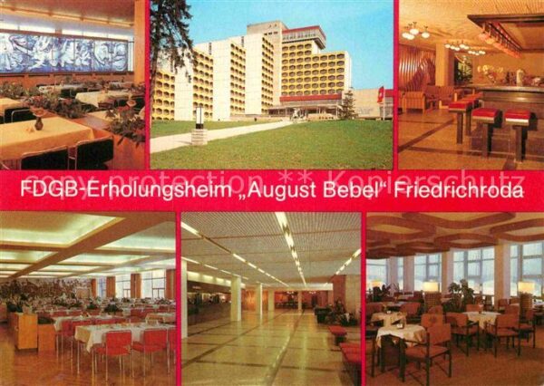 Friedrichroda Urlauberrestaurant August Bebel Heim Ha