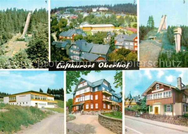 Oberhof Thueringen Thüringenschanze Skisprungschanze Baude