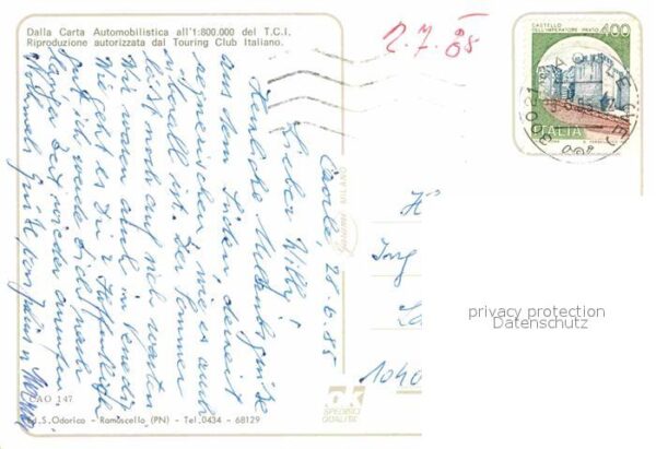 Caorle Venezia Carta Automobilistica Spiaggia Strassen – Bild 2
