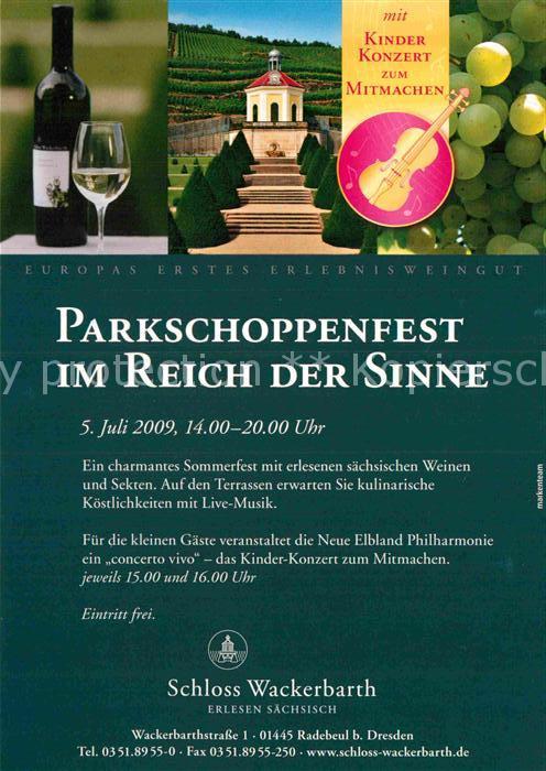 Radebeul Parkschoppenfest im Reich der Sinne Wei