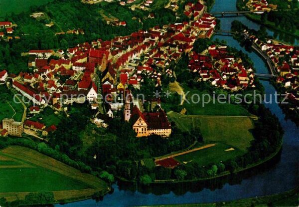 Donauwoerth Historischer Stadtkern Zusammenfluss vo
