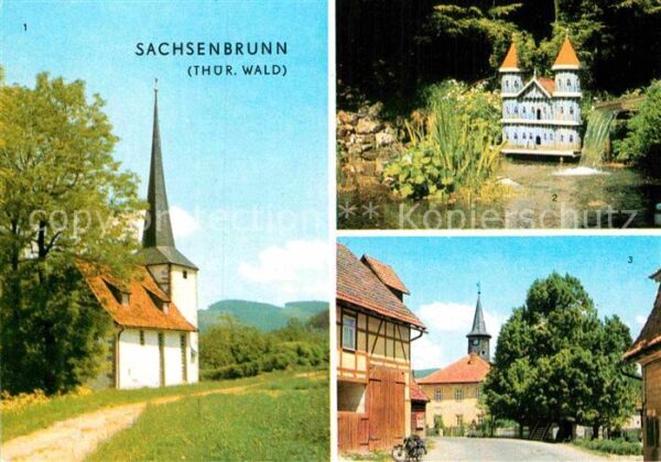 Sachsenbrunn Kirche Zur Waltersruh Alte Linde