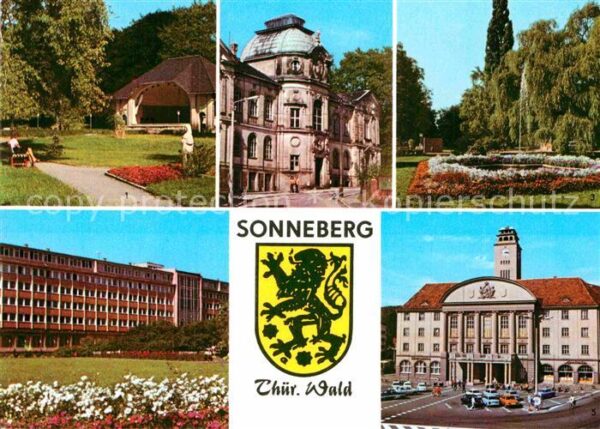 Sonneberg Thueringen Stadtpark Spielzeugmuseum Kreisratsgebä