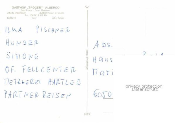 Oberrasen Gasthof Troger Albergo Wegekreuz Wildga – Bild 2