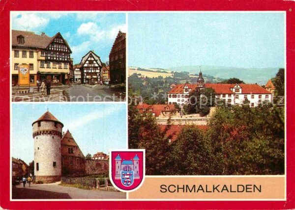 Schmalkalden Altmarkt Pulverturm Schloss Wilhelmsbur