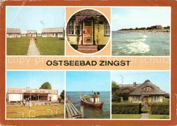 Zingst Ostseebad Bungalowdorf bemalte Tür Störtebekerstr