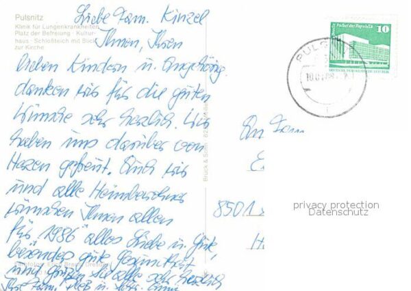 Pulsnitz Sachsen Klinik Platz der Befreiung Kulturhaus S – Bild 2
