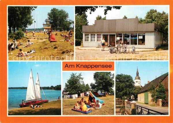 Gross Saerchen Knappensee Liegewiese Kaufhalle Strand