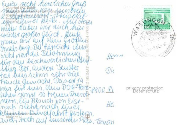 Oberhof Thueringen FDGB Erholungsheim Rennsteig Empfang Sp – Bild 2