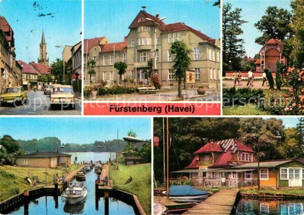 Fuerstenberg Havel Ernst Thälmann Strasse Rathaus Park des