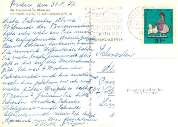 Prien Chiemsee Fraueninsel im Chiemsee mit Hochfelln u – Bild 2