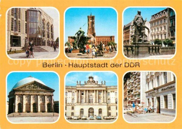 Berlin Friedrichstadtpalast Neptunbrunnen Rath