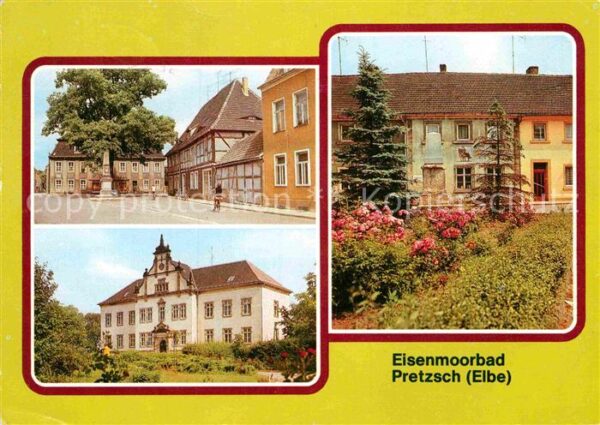 Pretzsch Elbe Markt Kinderheim Stadtbibliothek Eisenm