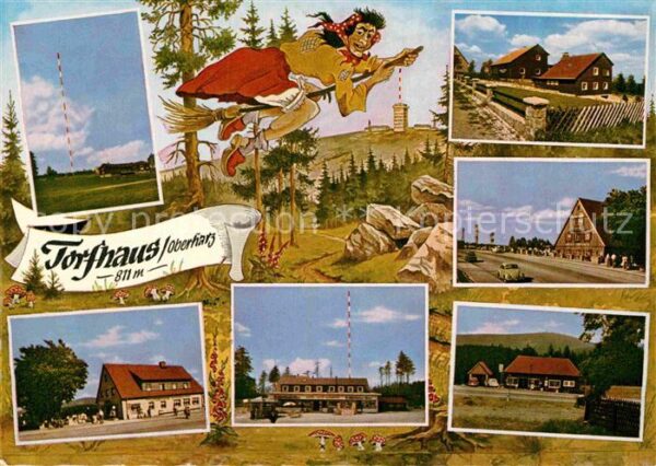 Torfhaus Harz Dorfansichten Berggasthof Sender Kleine