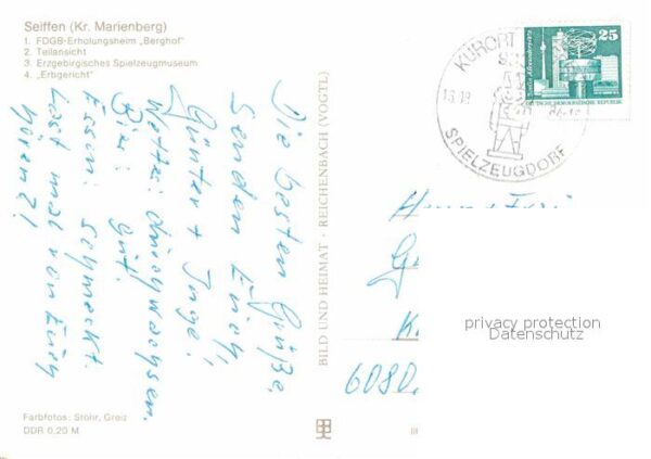 Seiffen Erzgebirge FDGB Erholungsheim Berghof Teilansicht – Bild 2