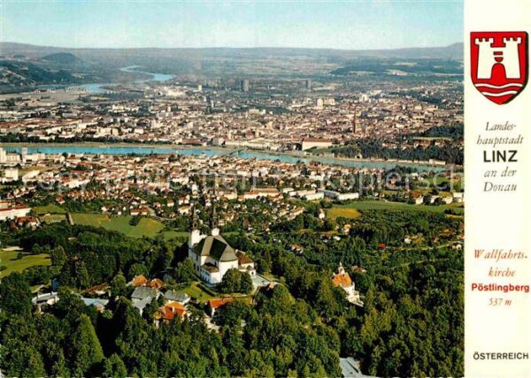 Linz Donau Wallfahrtskirche Pöstlingberg Fliegerau