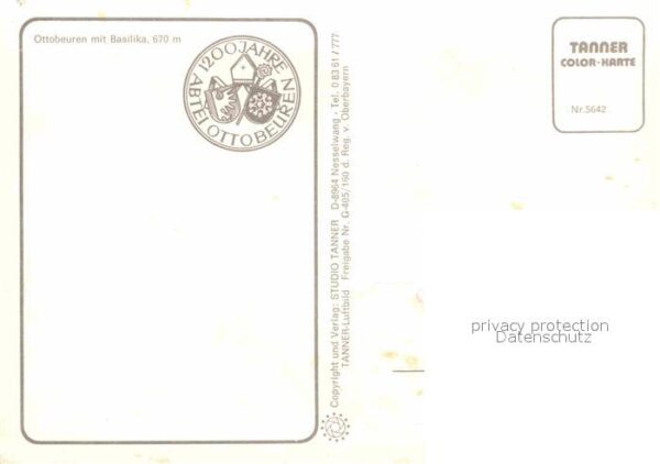 Ottobeuren Basilika Fliegeraufnahme – Bild 2
