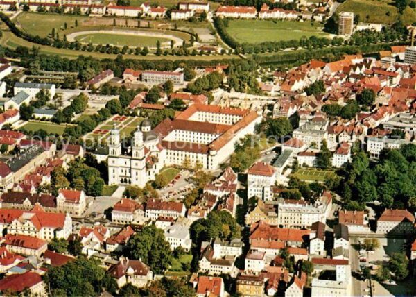 Kempten Allgaeu Teilansicht mit Blick auf St Lorenzkirc