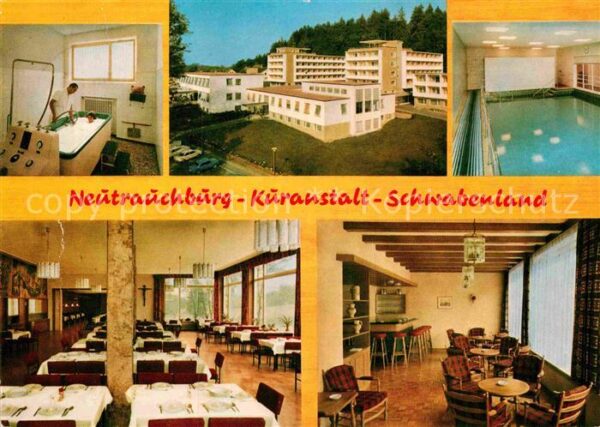 Neutrauchburg Kuranstalt Schwabenland Restaurant Hall