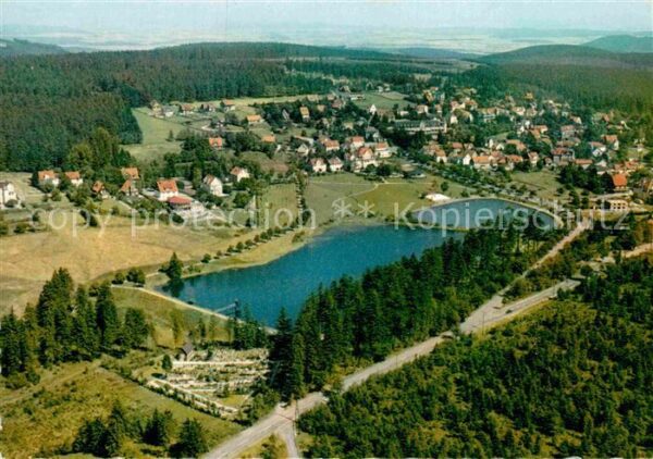 Hahnenklee-Bockswiese Harz Heilklimatischer Kurort See Fliegeraufn