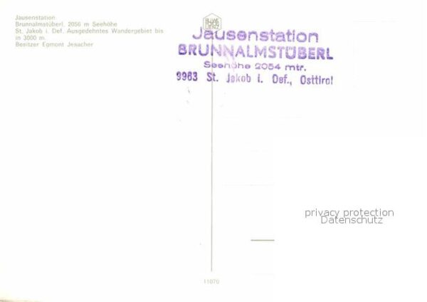 St Jakob Defereggen Jausenstation Brunnalmstüberl Alpenpano – Bild 2