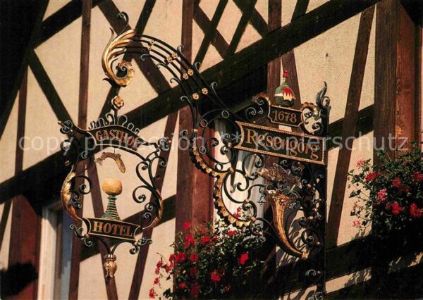 Ebermannstadt Hotel Gasthof Resengörg Türschild