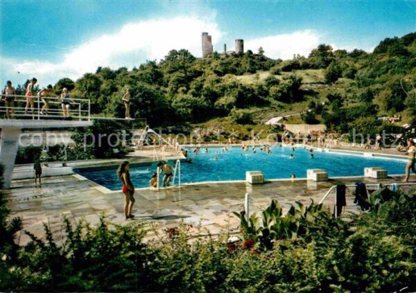 Volkmarsen Burg Schwimmbad Freibad