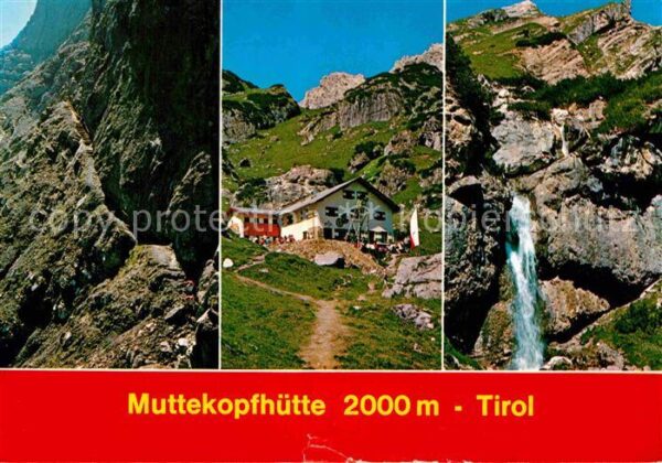 Imst Tirol Muttekopfhütte Alpen Wasserfall