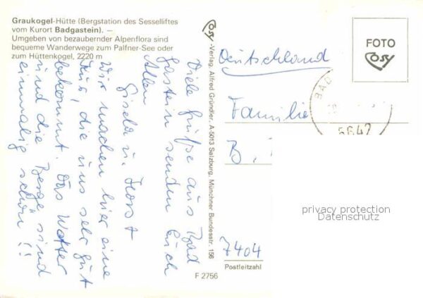 Badgastein Graukogel Hütte Bergstation Sessellift – Bild 2
