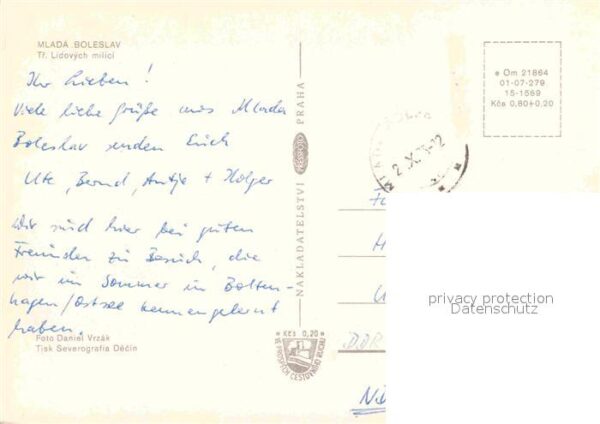 Mlada Boleslav Jungbunzlau Tr Lidovych milici – Bild 2