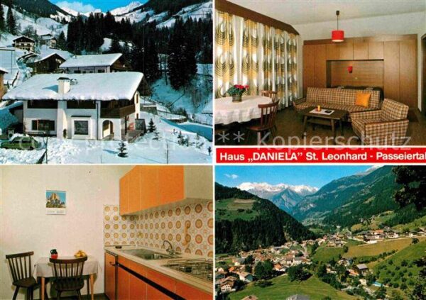 St Leonhard Passeier Haus Daniela Pension Talblick Alpenpano