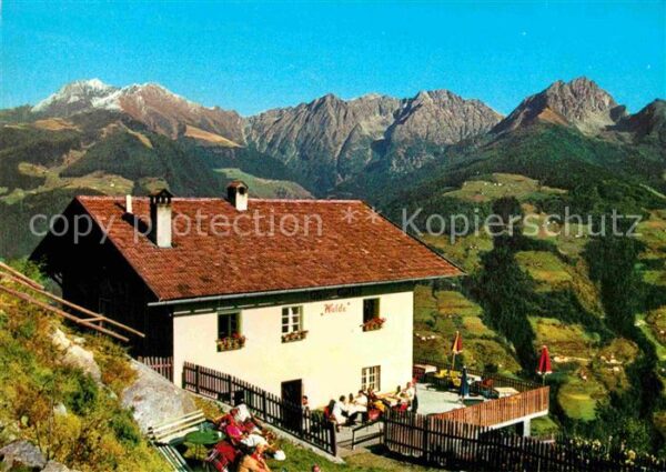 Gfeis Gasthaus Walde Rundblick Alpenpanorama