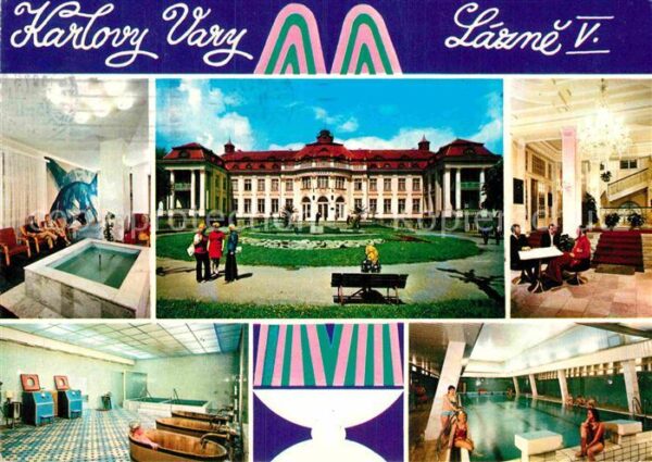 Karlovy Vary Lazne V. Kurhotel Hallenbad Foyer Kuran