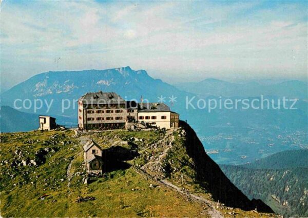 Berchtesgaden Watzmannhaus Berghaus gegen Untersberg